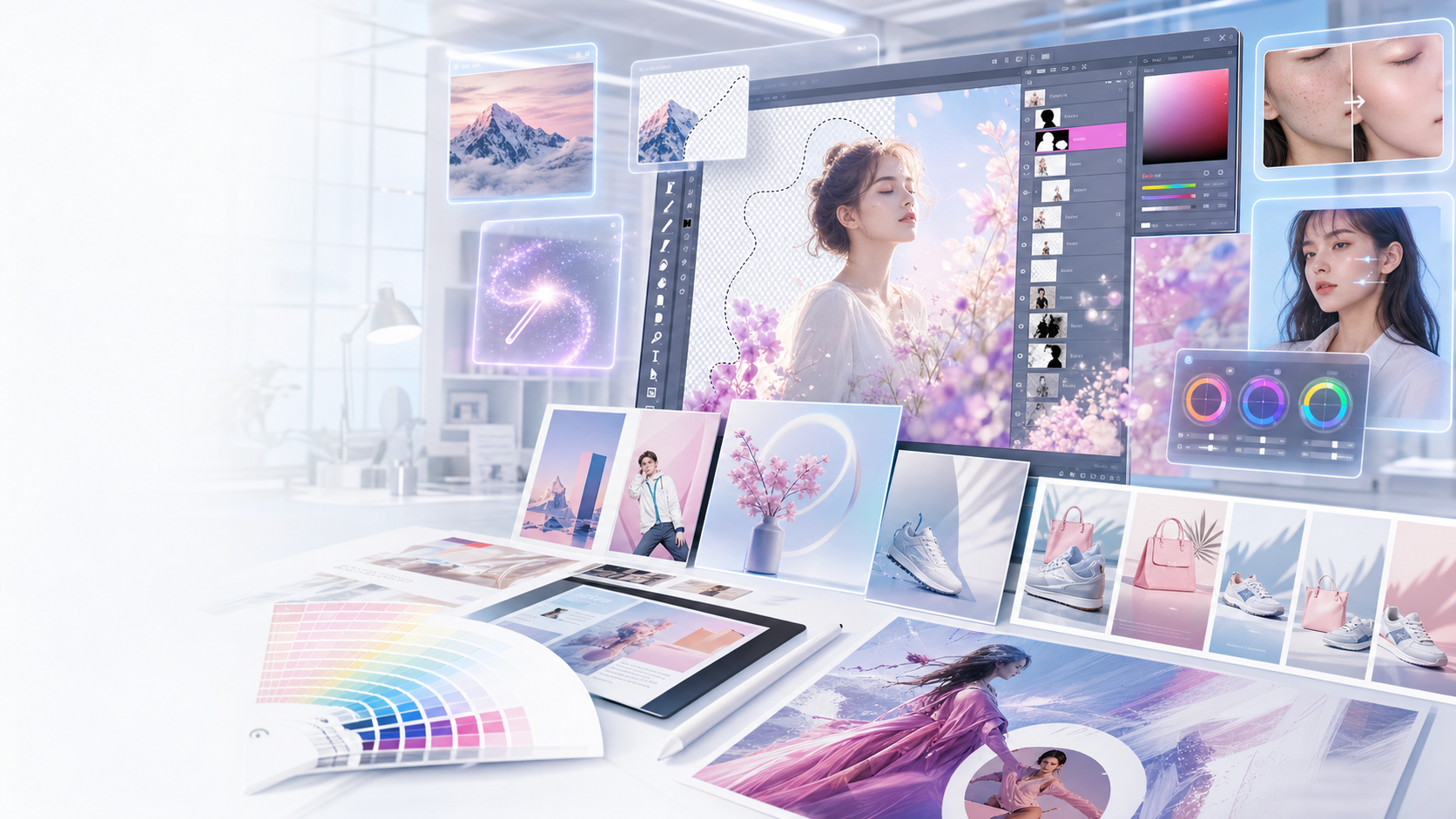 Photoshop平面设计和AI赋能实战主视觉